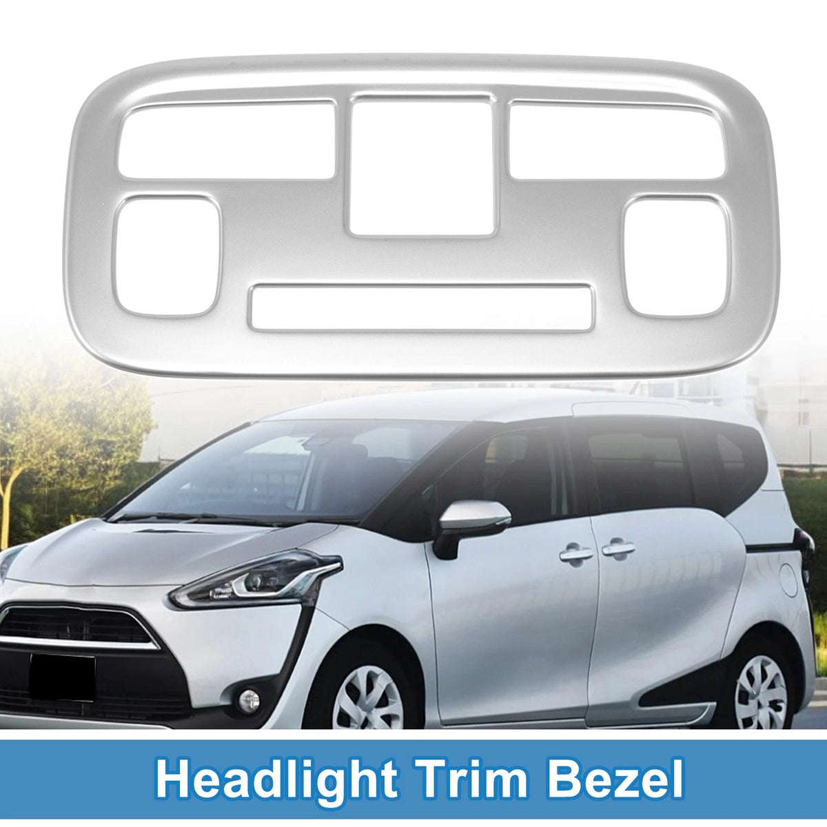 Headlight Trim Bezel for Toyota Sienta (2022–2023) ABS