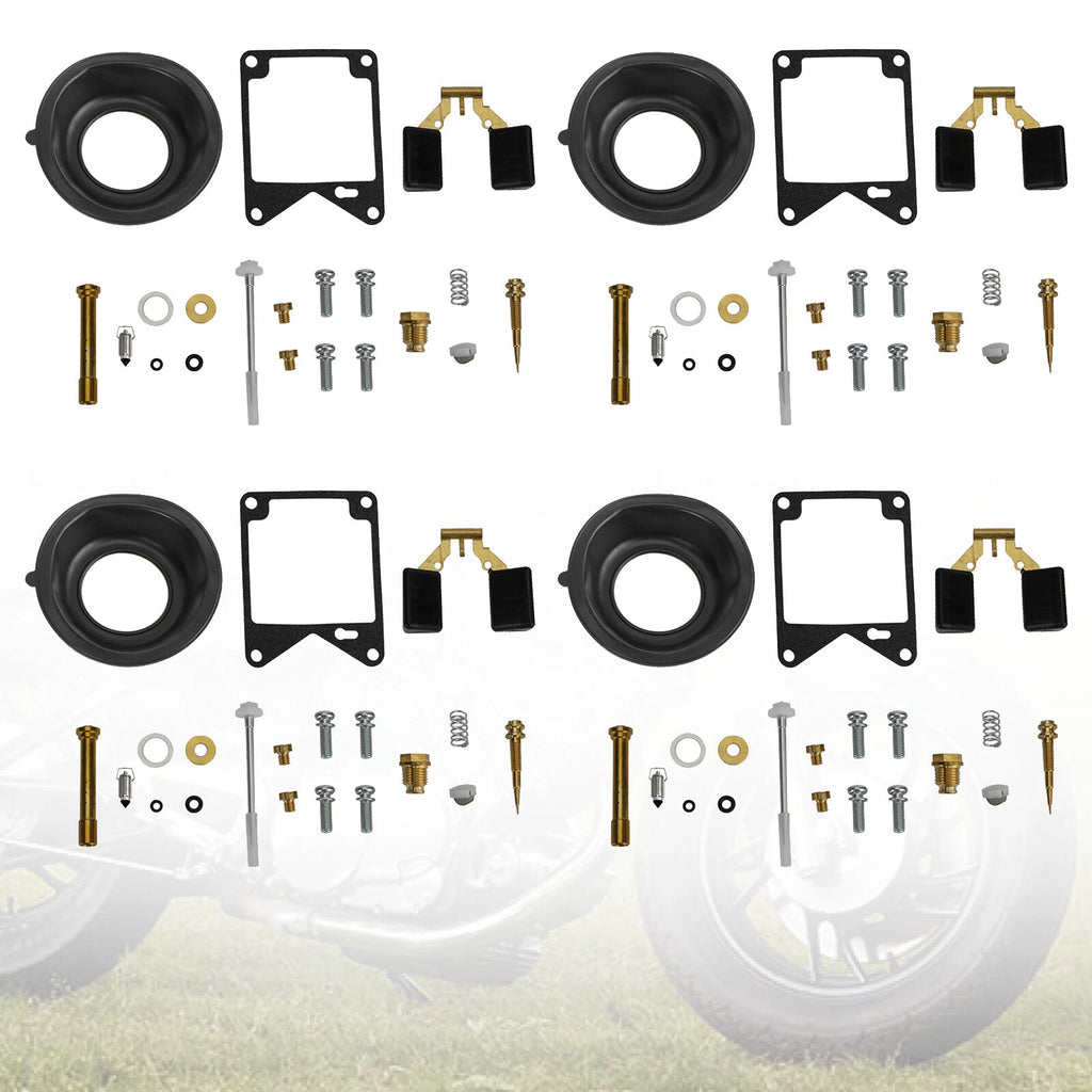 4X Carburetor Rebuild Kit for Yamaha Virago 750 XV750 (1981–1983)