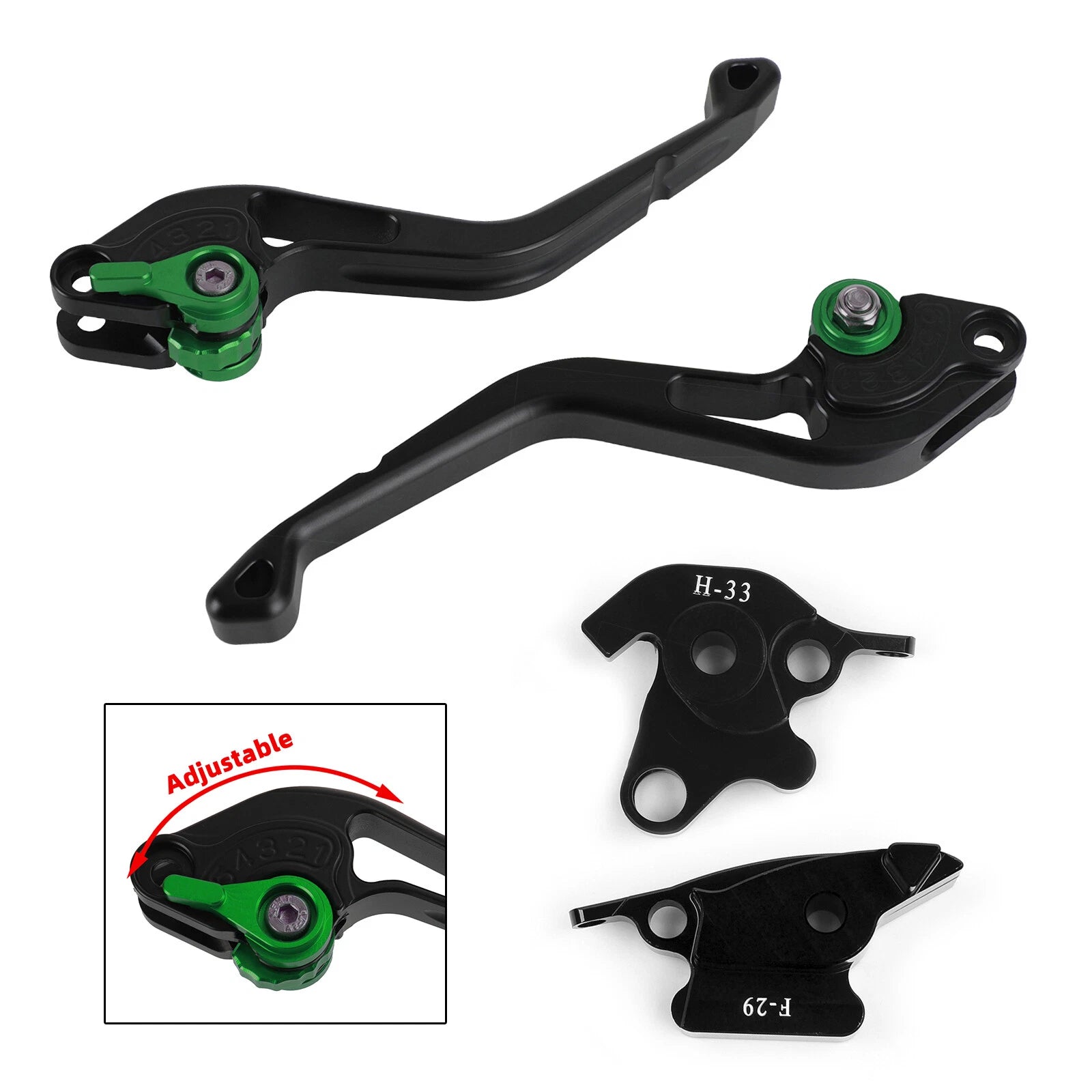 Short Clutch Brake Lever for Honda VFR 1200 (2010–2013) RC51 (2000–2006) T9