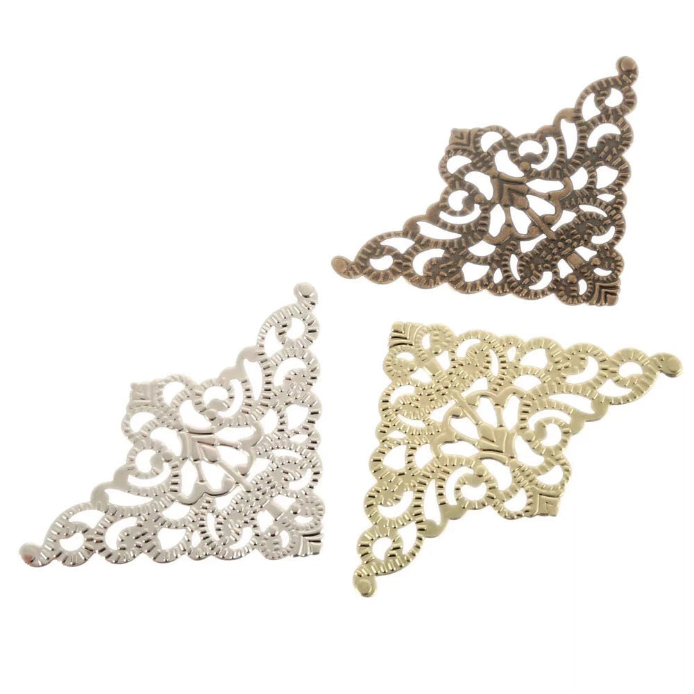 Set of 24 Corner Protectors for Jewelry Box Scrapbook Album Decor