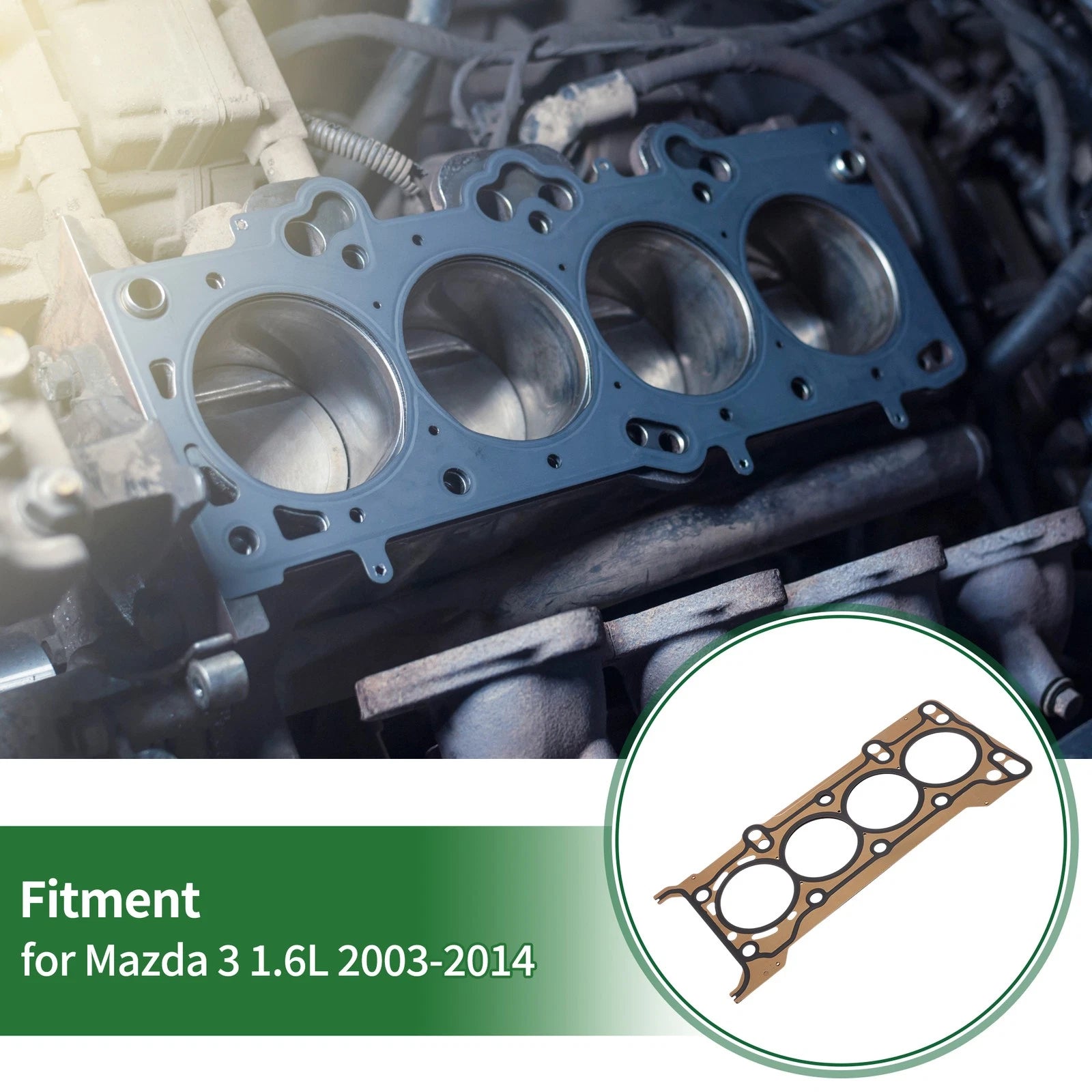 Cylinder Head Gasket Set for Mazda 3 1.6L (2003–2014) Left and Right
