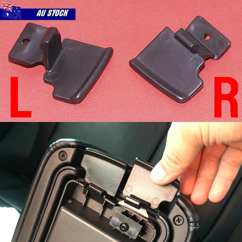 2X Centre Console Armrest Box Lid Latch Lock Cover for Mitsubishi Outlander ASX (2013–2020)