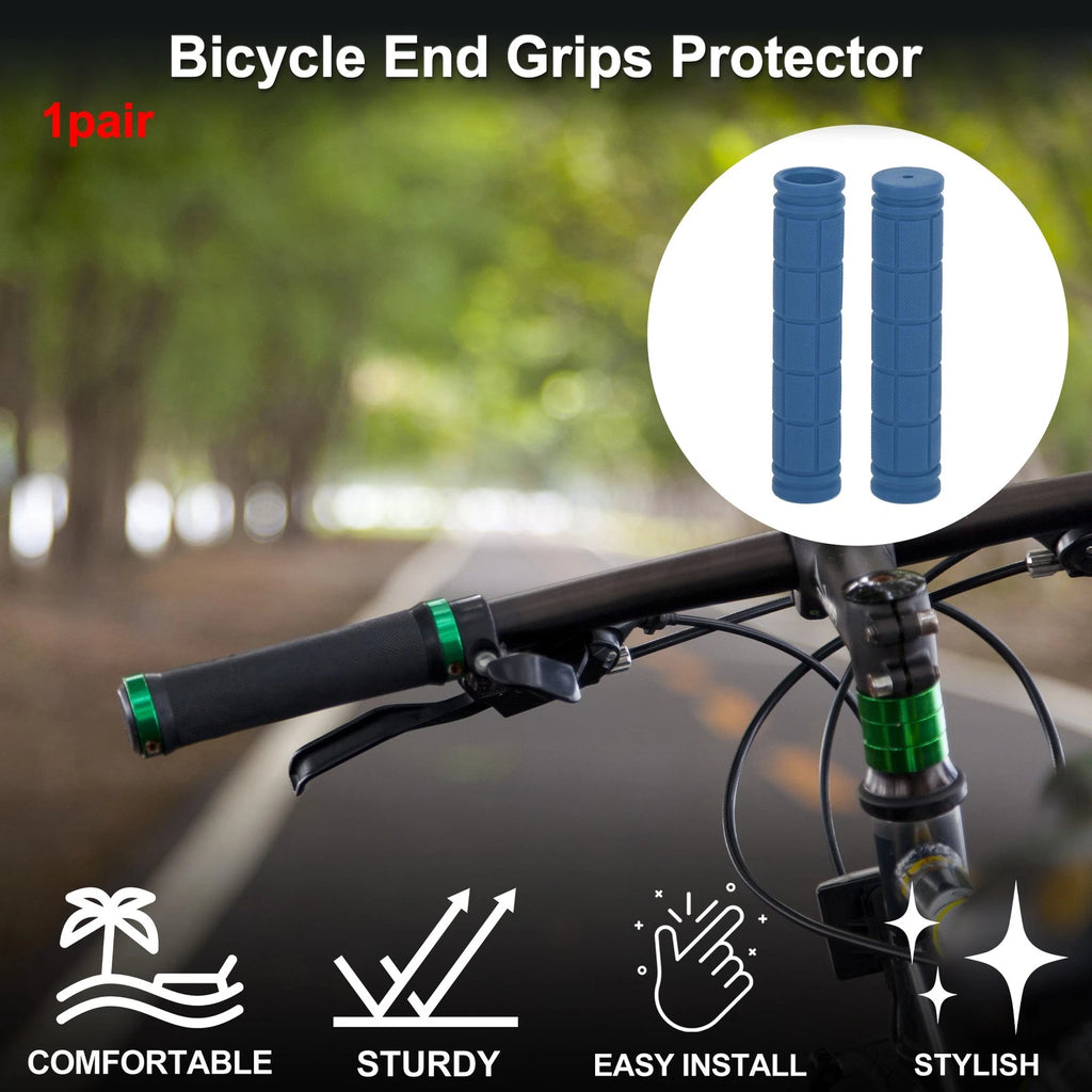 Handlebar Grip Covers 120mm Lightweight MTB End Grips Protector 1 Pair for Bike