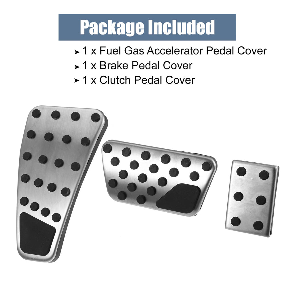 3pc Accelerator and Brake Pedal Cover Set for Dodge Ram (2011–2018)