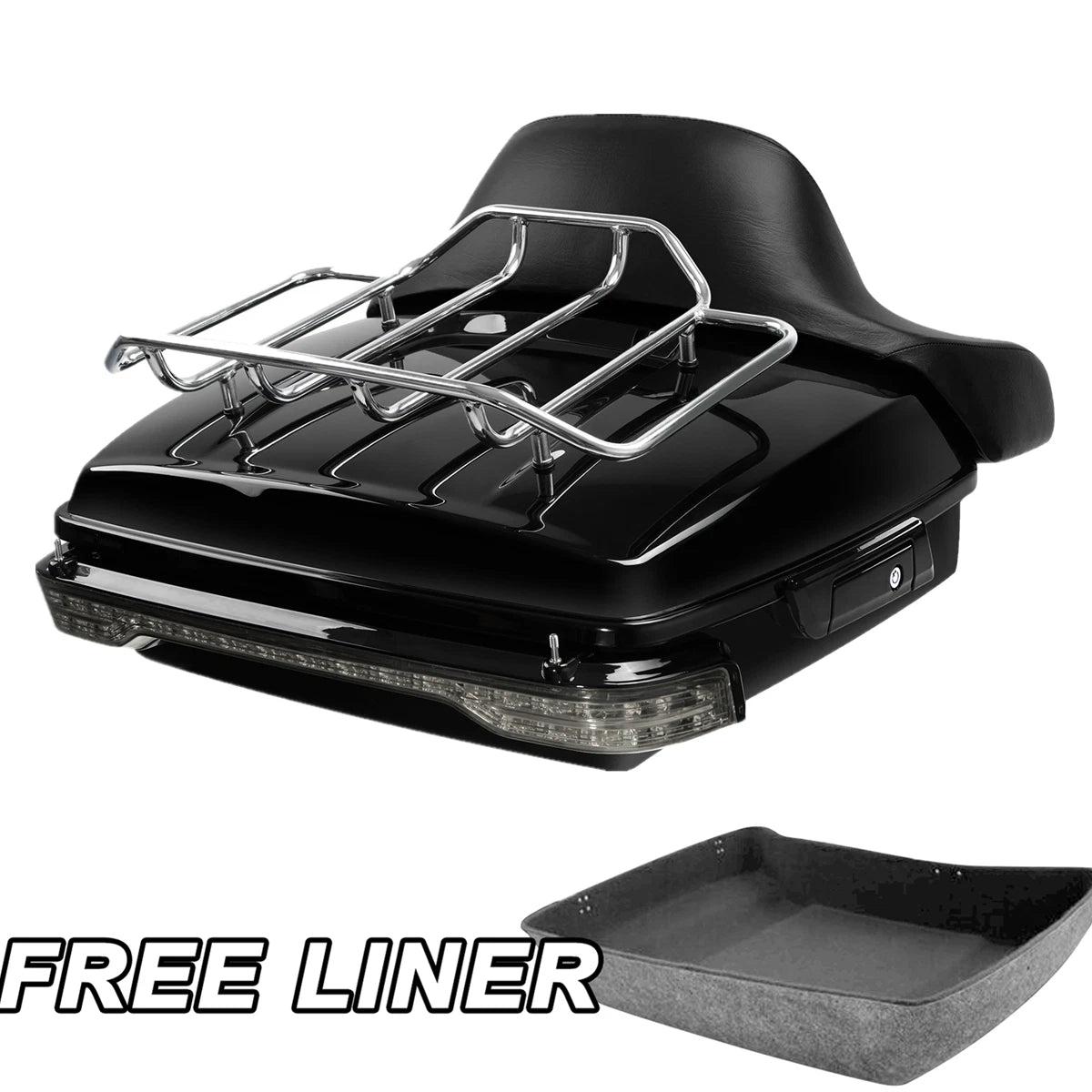 Trunk Pad Top Rack Light for Harley Street Glide (2014–2023)