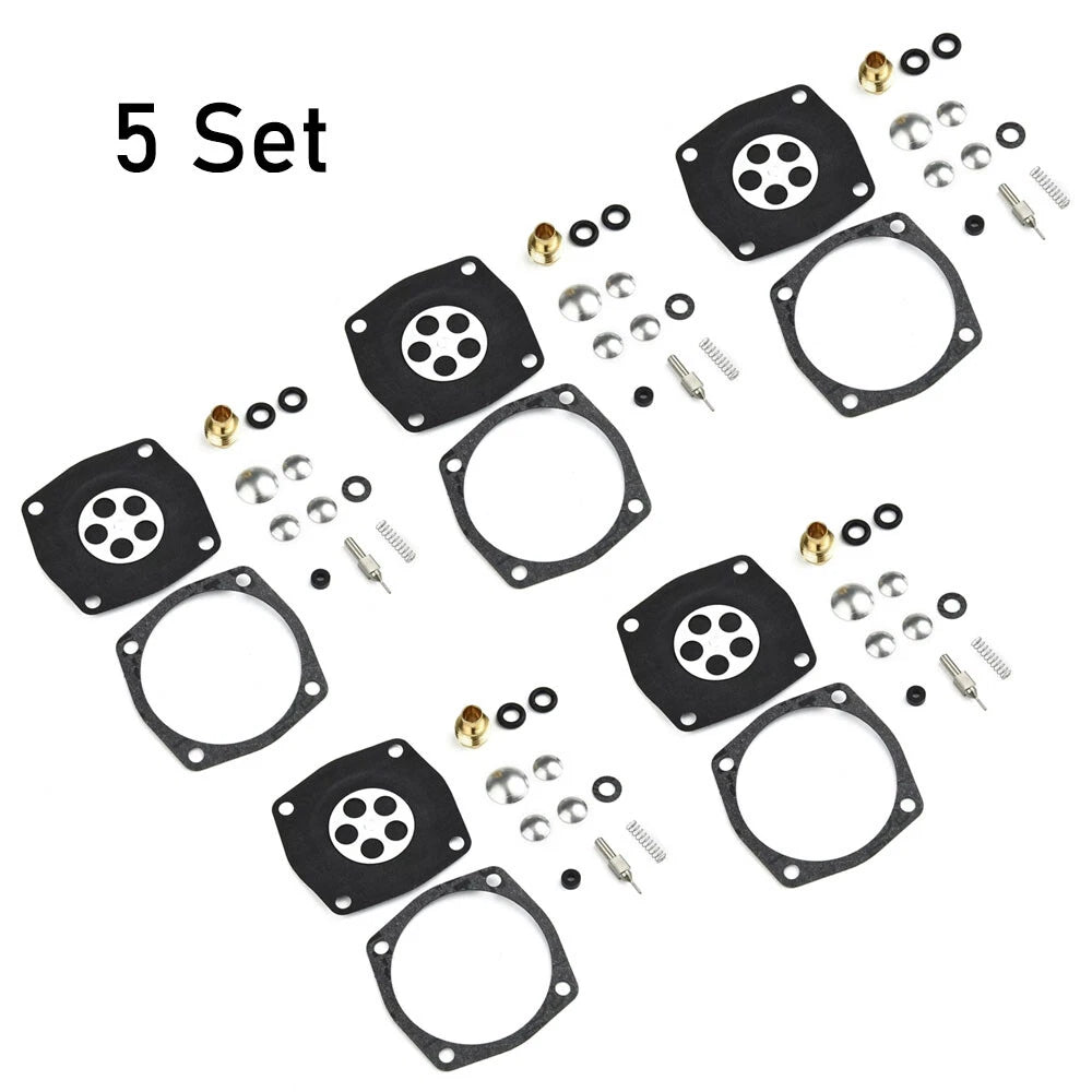 Set of 5 Carburetor Repair Kits for Oregon Tecumseh Toro (49-039, 49-239, 630978, 630932)