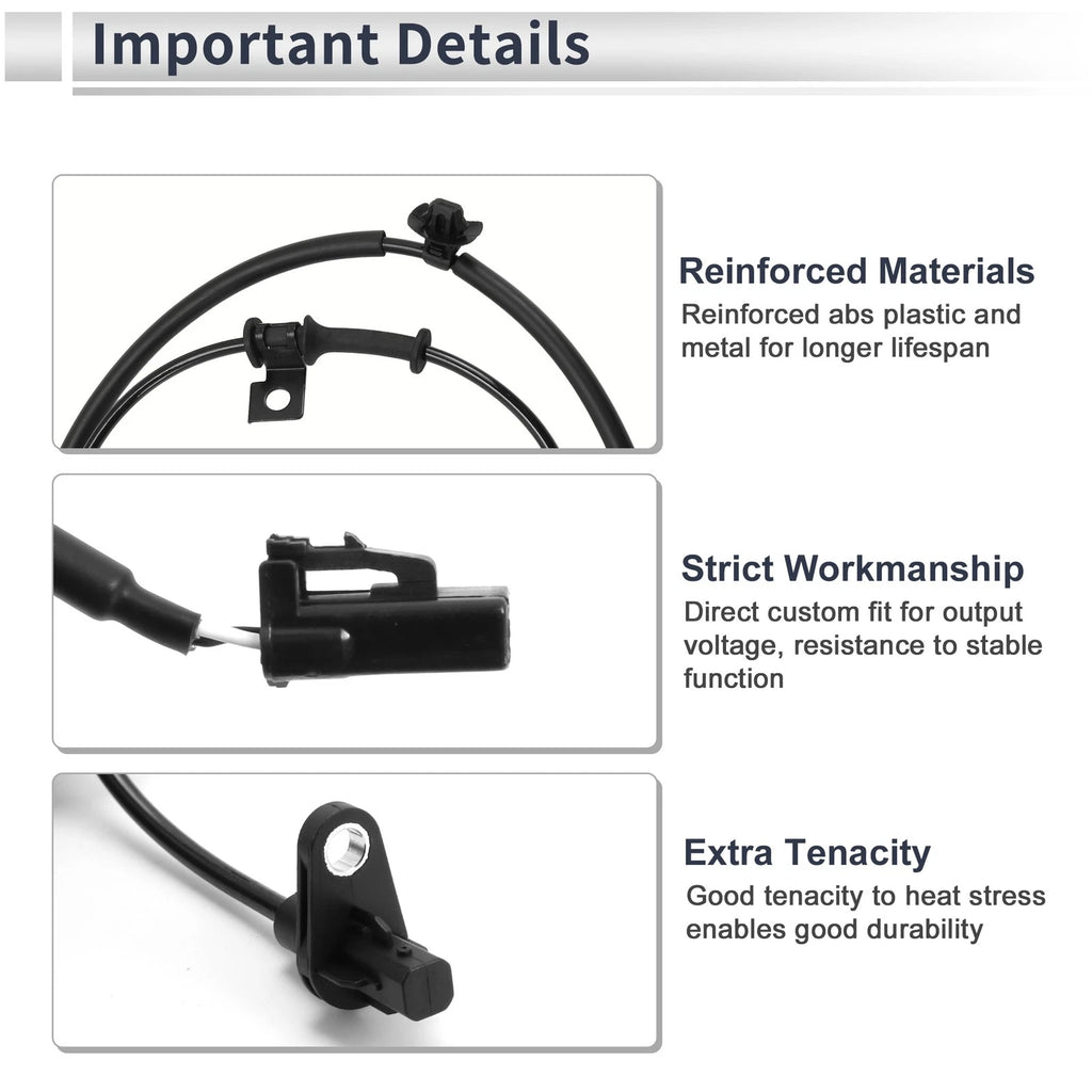 ABS Wheel Speed Sensor Replacement for Hyundai Elantra 1.8L (2011–2016)