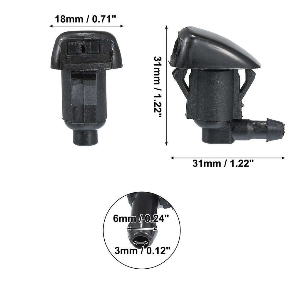 Windshield Washer Nozzles Front Set for Toyota Tacoma (2005–2015)