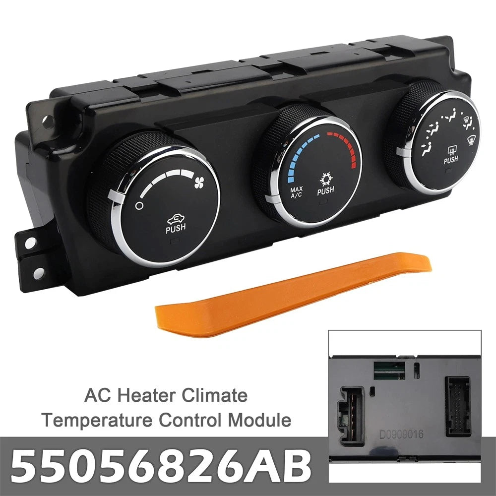 AC Climate Control Module with Rear Defrost For Dodge Ram 1500 Pickup 55056826AB