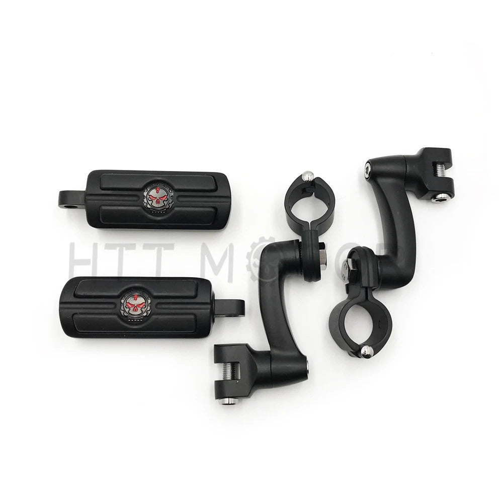 Engine Guard Crash Bars for Harley (1" Mounts, Black)