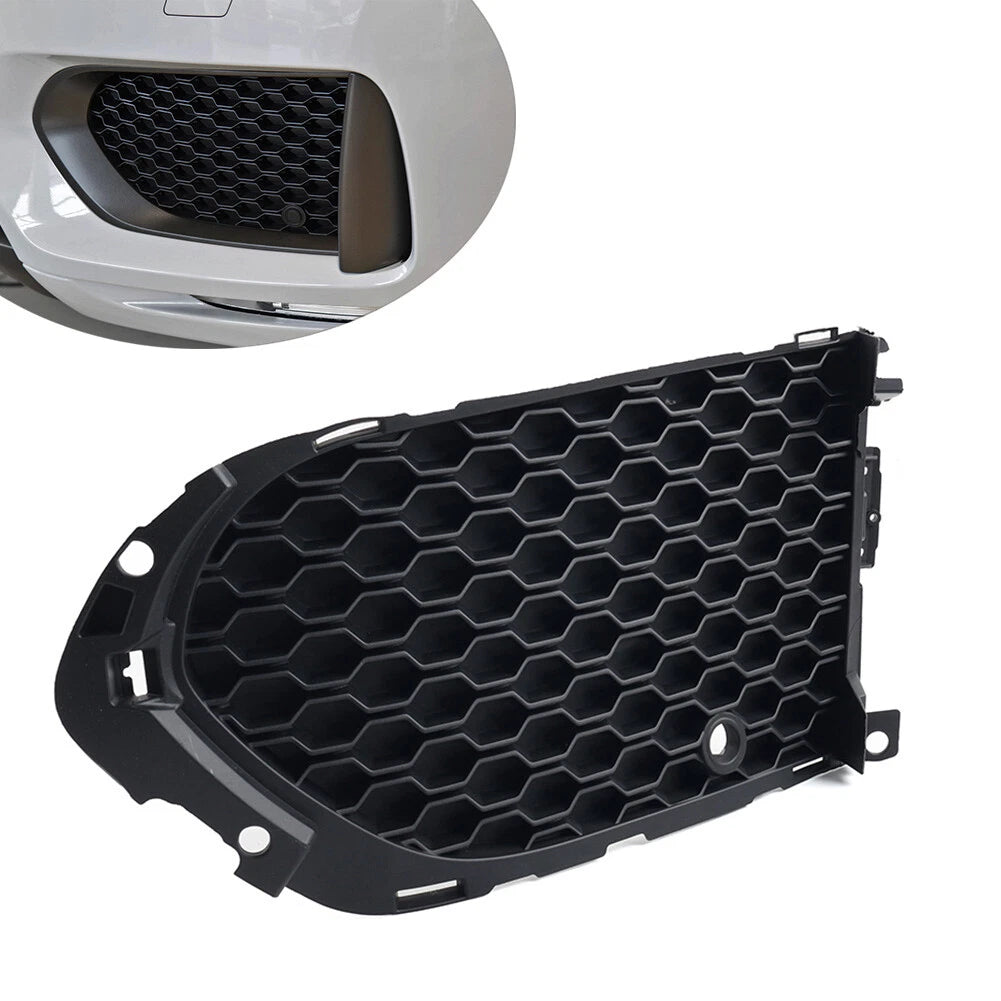 1x Left Mesh Front Bumper Fog Light Grill With PDC For Jaguar F-Pace 2016-2020