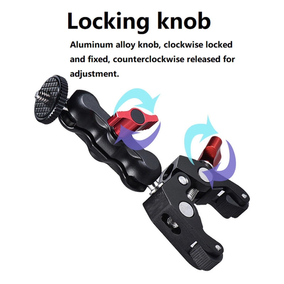 Magic Arm Ball Mount Clamp for SLR DSLR Camera