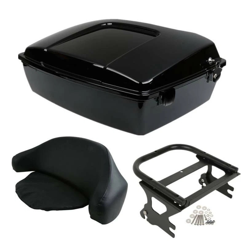 Chopped Trunk Backrest Mount Rack for Harley Touring (1997–2008)