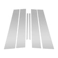 Pillar Window Trim 6 Pc Replacement for Chevy Equinox (2010–2017) Silver
