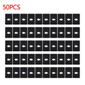 50pcs U-Nuts Self-Locking Fasteners for Universal Car Applications