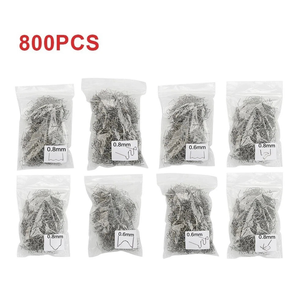 800 PCS Plastic Repair Welding Nails for Car Bumper (Universal)