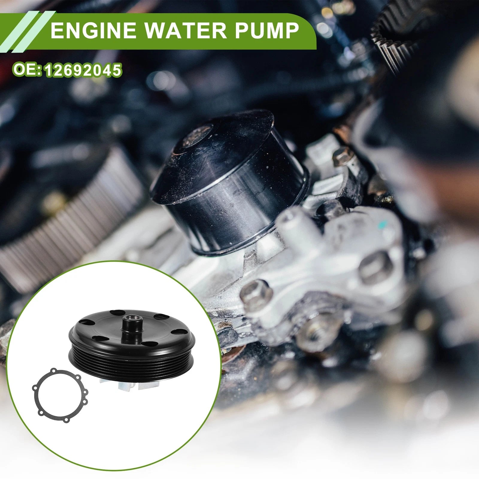 Engine Water Pump Replacement for Chevrolet Silverado 1500 (2007–2018)