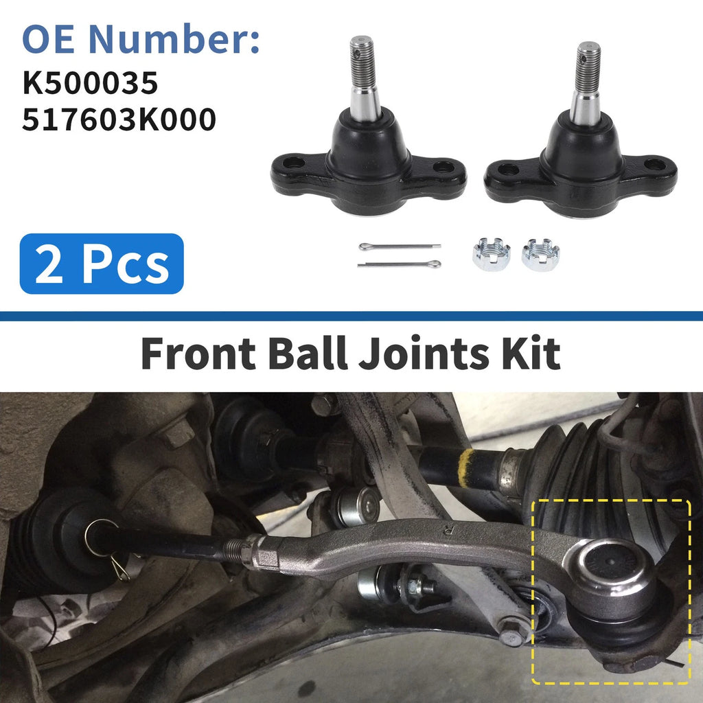 2 Pcs Front Lower Ball Joints Replacement for Hyundai Sonata (2006–2010)