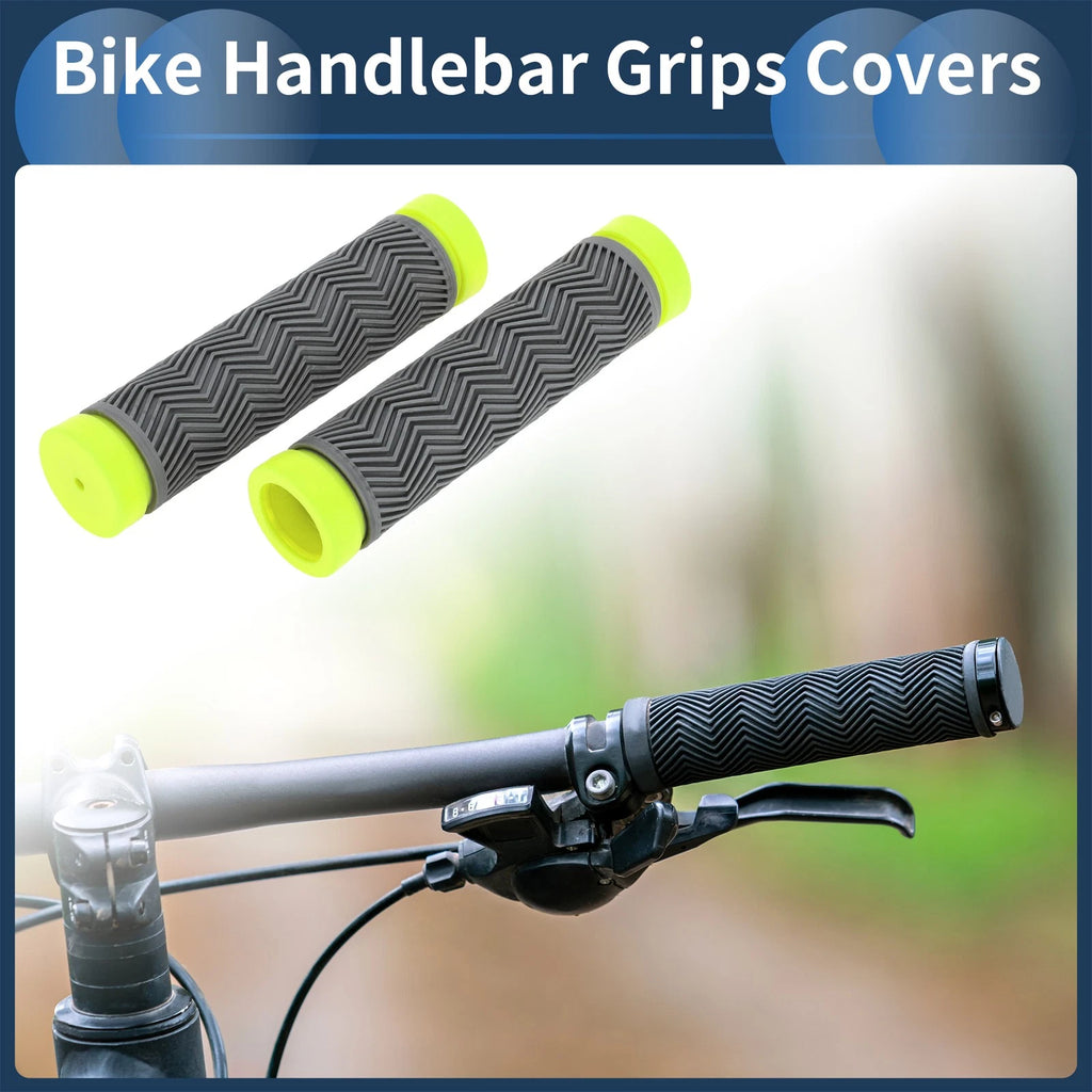 Bike Handlebar Grips Cover 130mm End Grip Protector Rubber Universal Pair