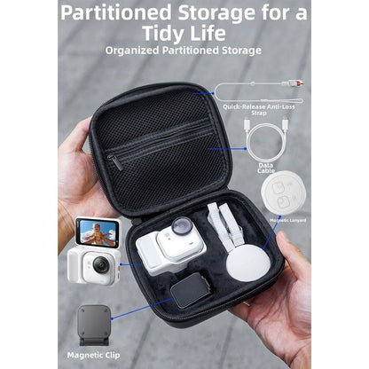 Compact Hard Shell Storage Bag for Insta360 GO (2020–2023)