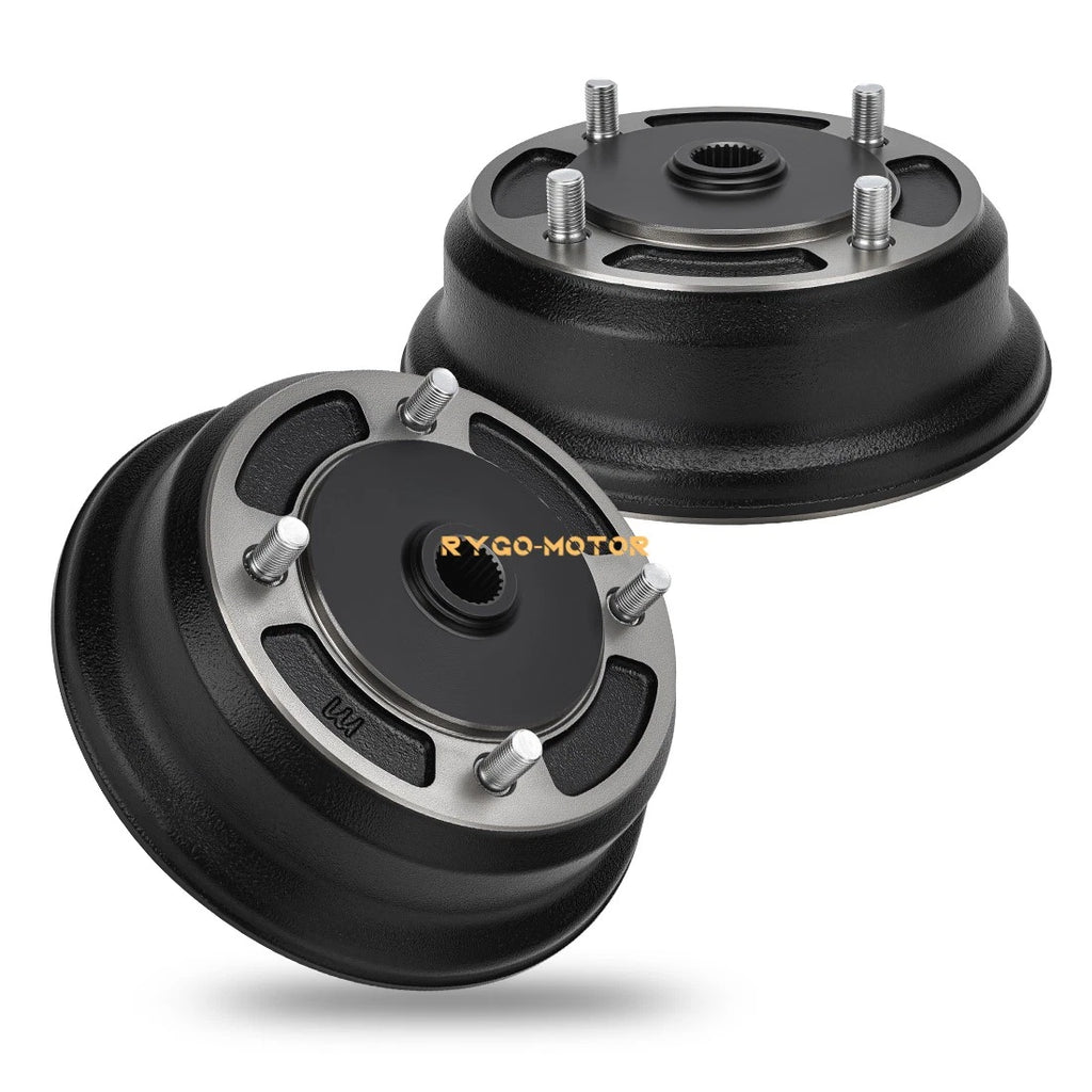 2Pcs Rear Brake Drums 41038-0035 for Kawasaki Mule 2510 3000 3010 3020 4000 4010