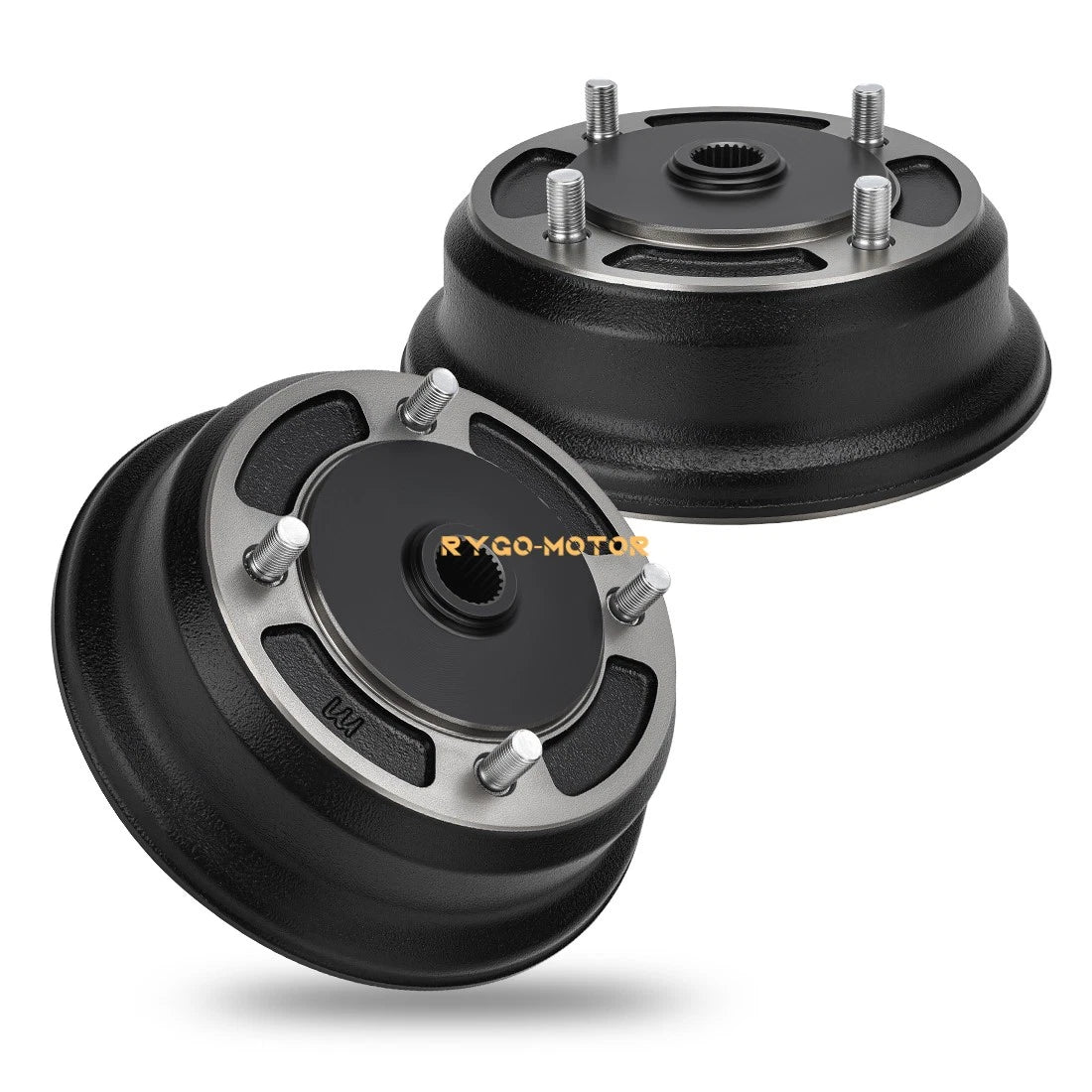 2Pcs Rear Brake Drums 41038-0035 for Kawasaki Mule 2510 3000 3010 3020 4000 4010