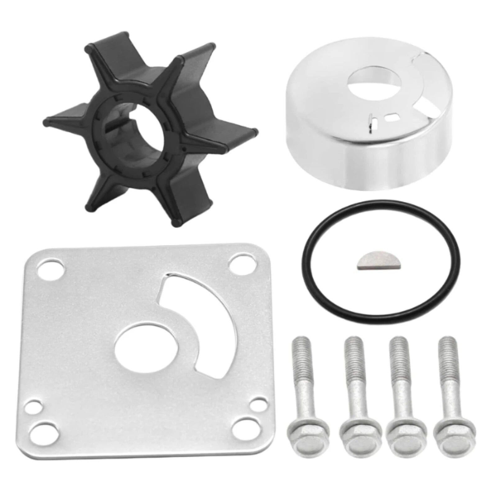 Water Pump Impeller Repair Kit for Yamaha (6L2-W0078-00, 6L2-W0078-01, 18-3065)