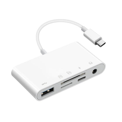 5 in 1 USB-C Memory Card Reader for Type C Phones (USB-C Adapter)