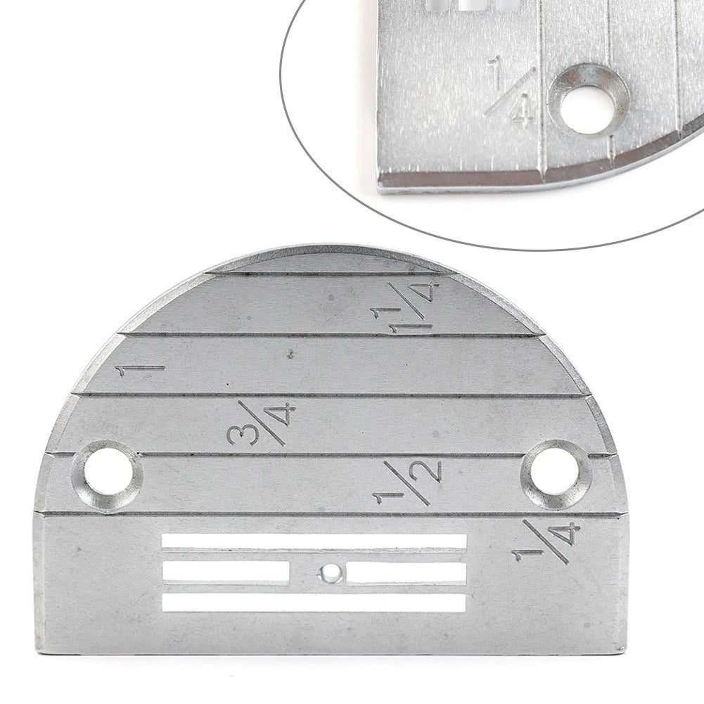 Needle Plate with Line Gauge for Industrial Single Needle Sewing Machine