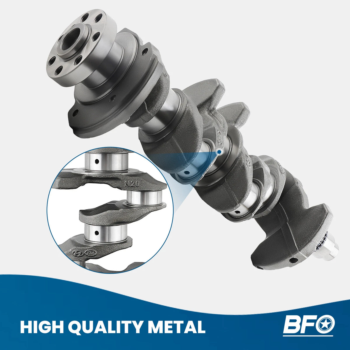 Engine Crankshaft for Hyundai Elantra 2.0L (2017–2020) 23110-2E510 23110-2E501