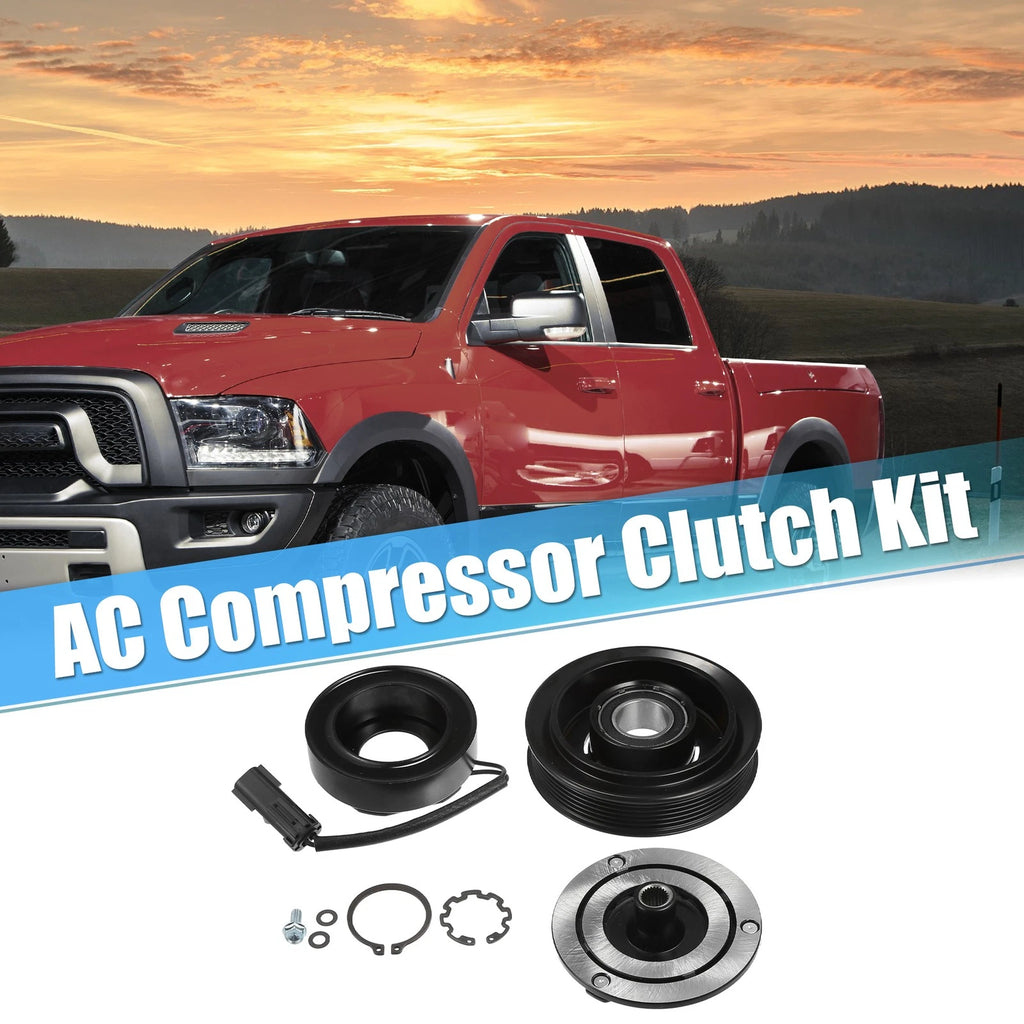 AC Compressor Clutch Replacement Set for Dodge Ram 1500 2500 (2010–2018)