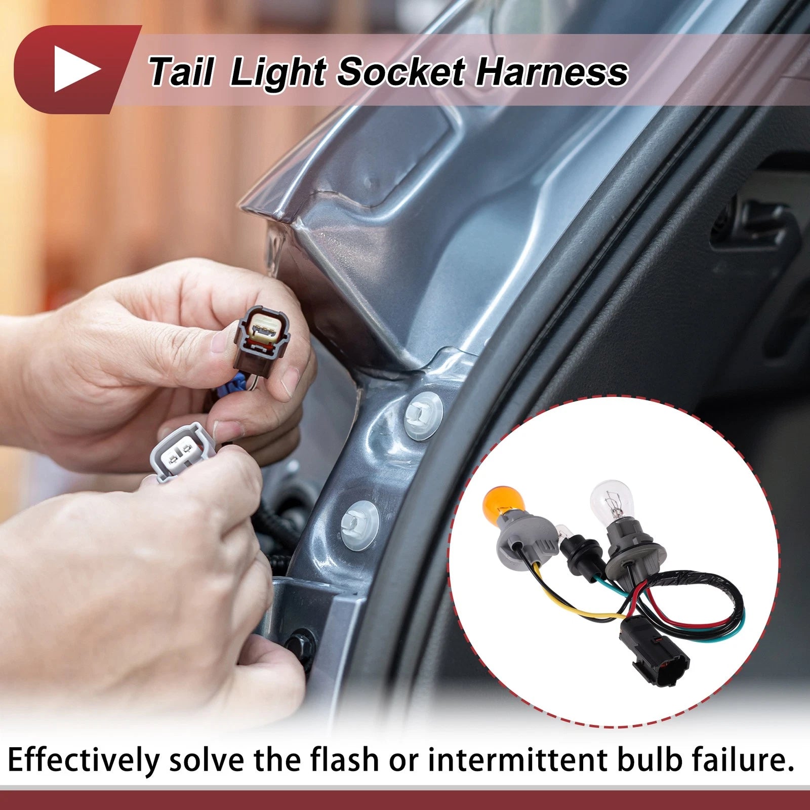 Tail Light Socket Wiring for Kia Sorento (2015–2018) No. 92480C6000