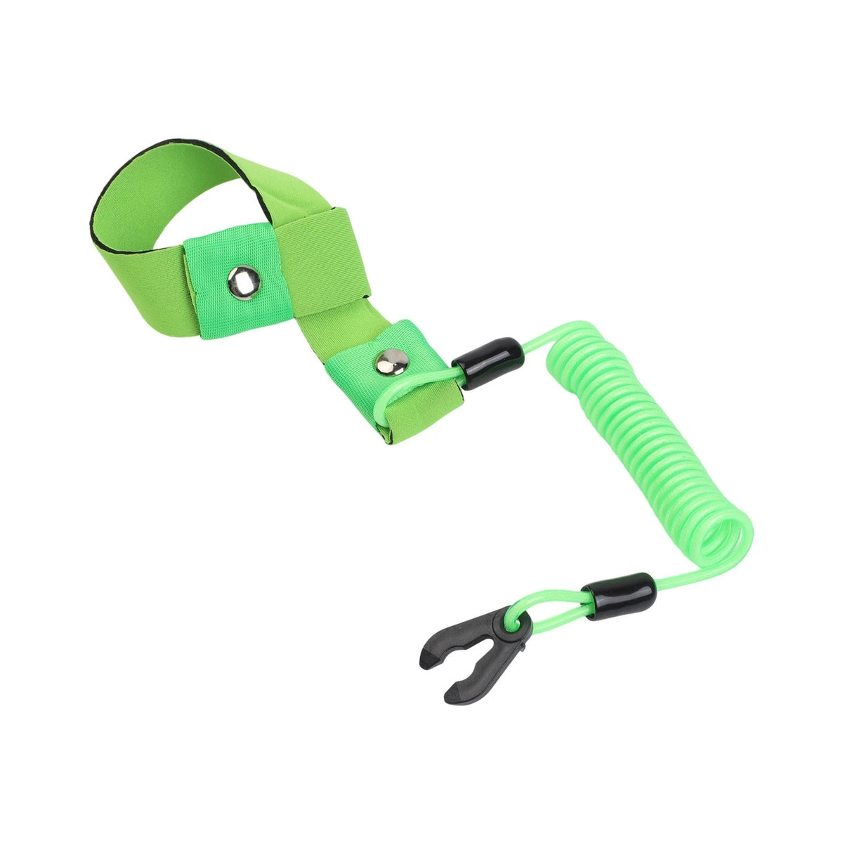 Safety Switch Lanyard for Marine Outboard Motors (Green Floating)