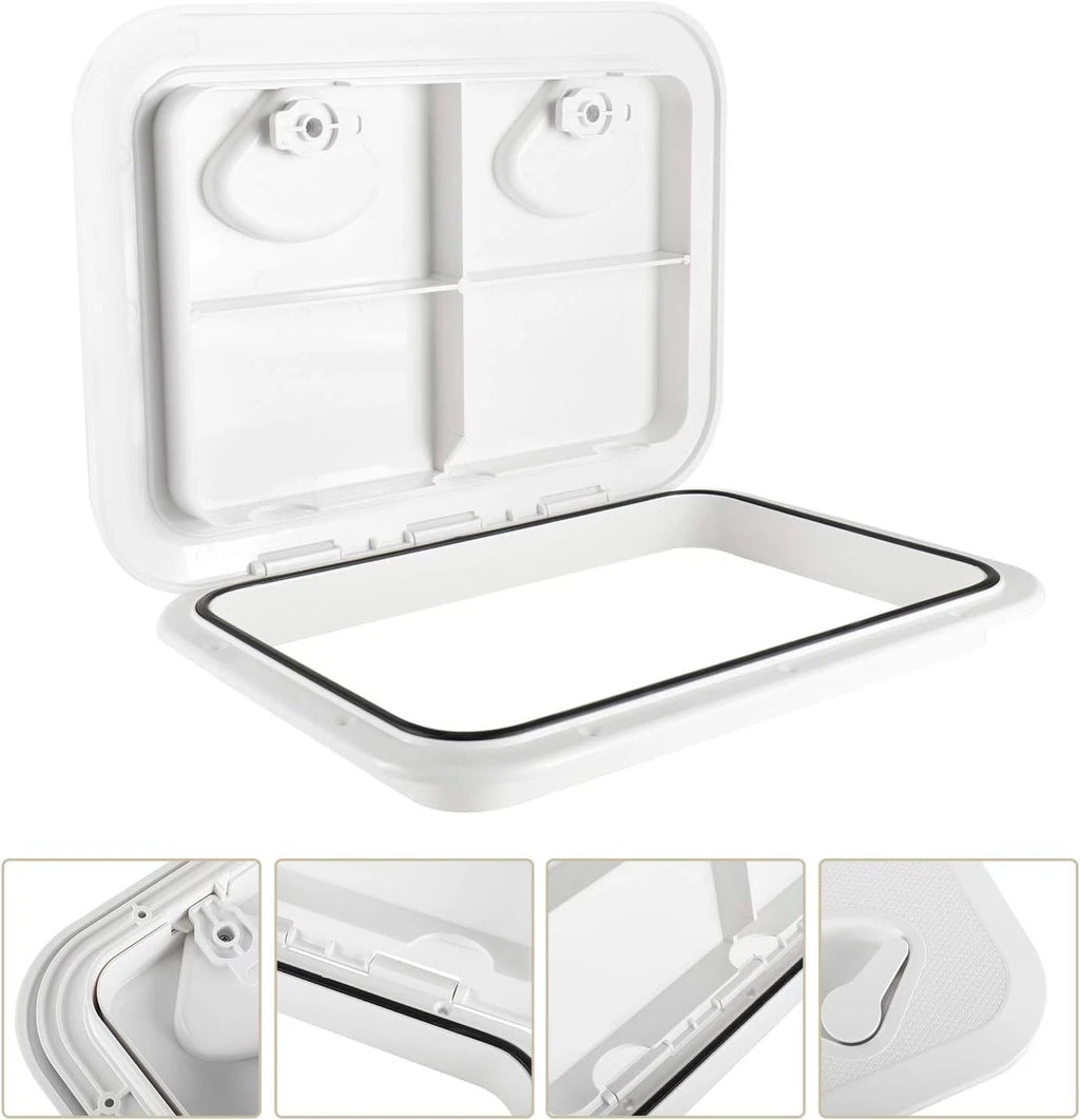 Deck Hatch Access Hatch & Lid for Marine Boat (17-1/4" x 12-3/8")