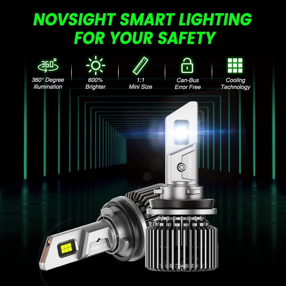 H11 LED Headlight Bulbs Conversion Kit for (6500K)