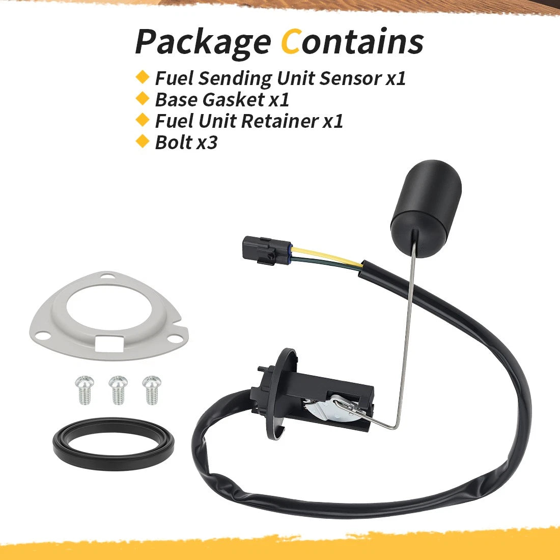 Fuel Sending Unit Sensor + Set Plate for Honda Foreman 500 (2005–2016) 37080-HP0-A01