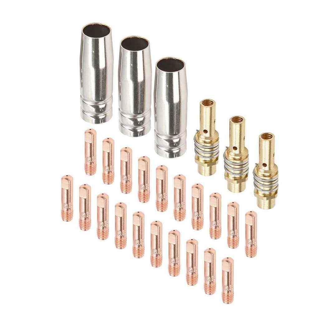 26PCS Tip Nozzle Kit for MIG Welder (Compatible Replacement Parts)