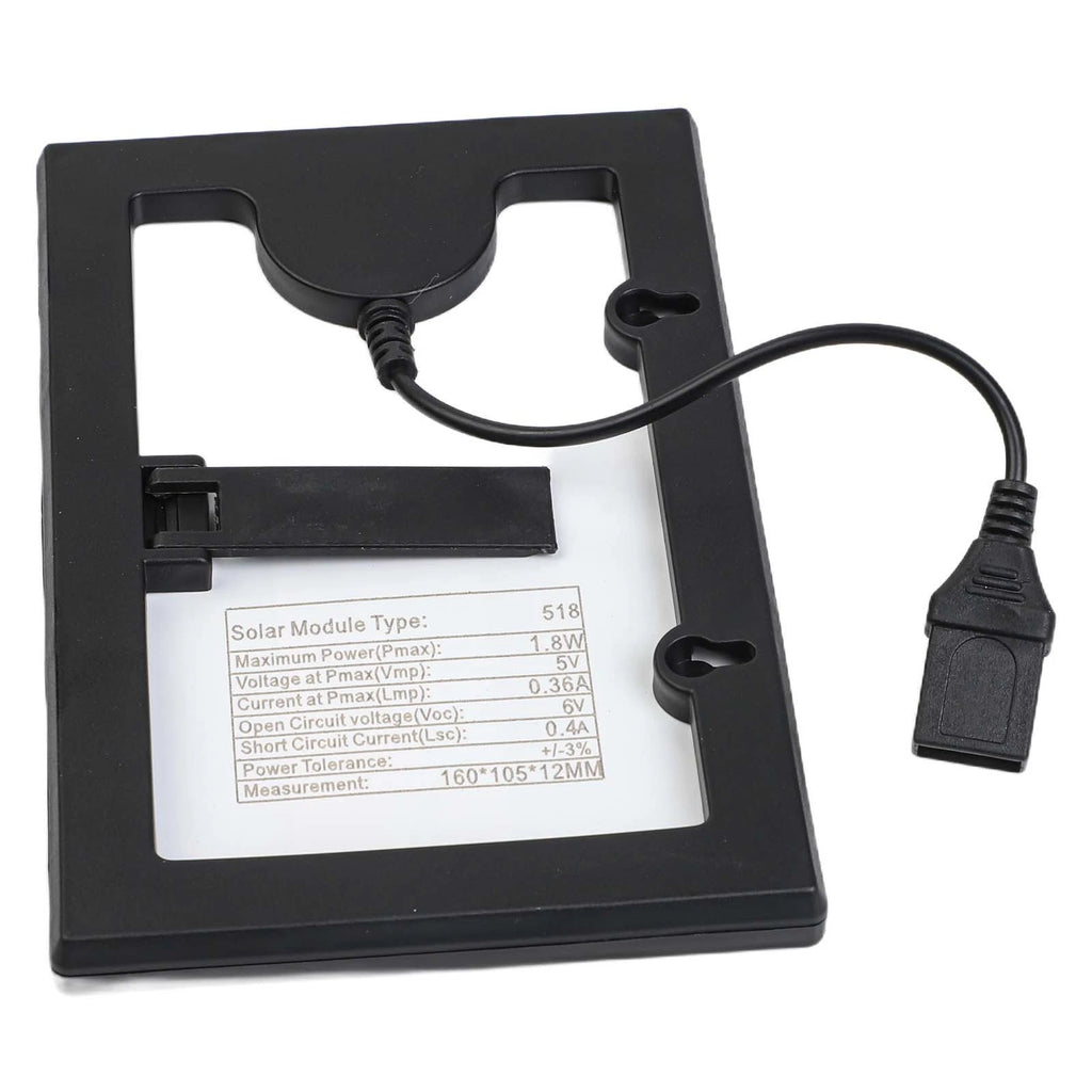 5V 1.8W Solar Panel with USB Interface for Fan Applications