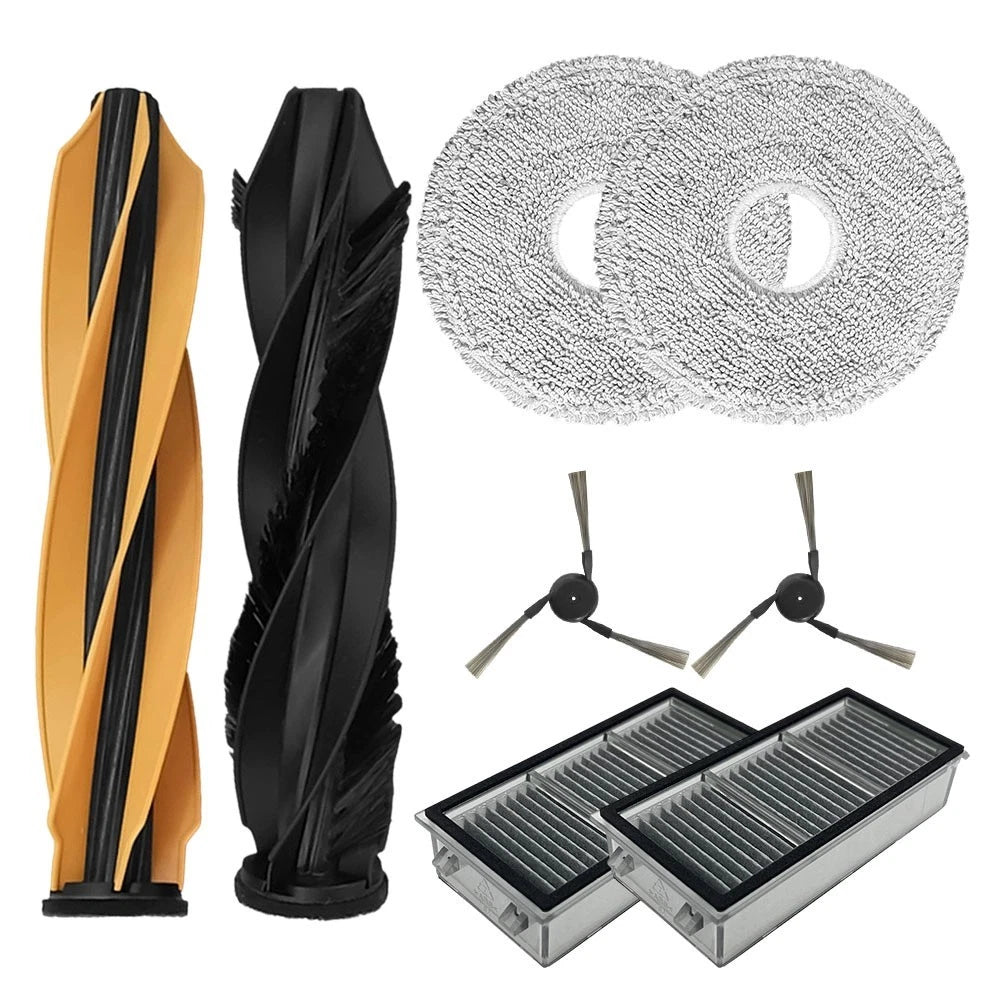2X Side Brushes, 2X Filters, 1 Main Brush Kit for Mova Mobius 60