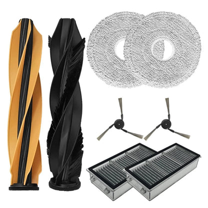 2X Side Brushes, 2X Filters, 1 Main Brush Kit for Mova Mobius 60