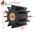 Impeller for Cummins Marine Diesel Pump (Replaces Sherwood 27000K, 3974456, 500181)