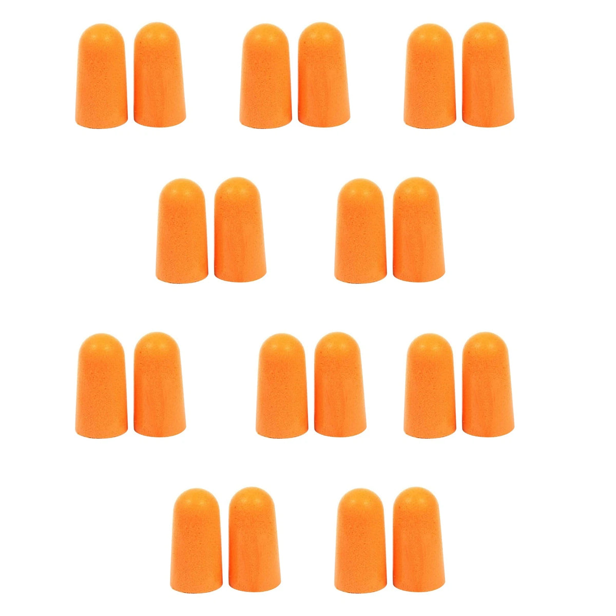 10 Pair Foam Earplugs Noise Reducer Disposable Ear Plugs