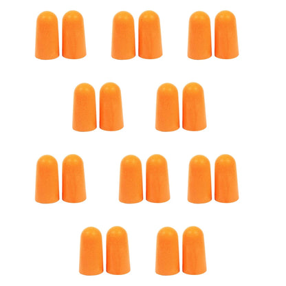 10 Pair Foam Earplugs Noise Reducer Disposable Ear Plugs