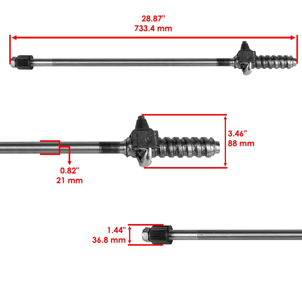 Steering Shaft Replacement for Ford New Holland C5NN D2NN (2000–2010)