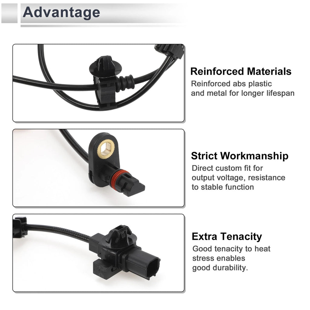 ABS Wheel Speed Sensor Rear Right Replacement for Honda Civic (2006–2011)