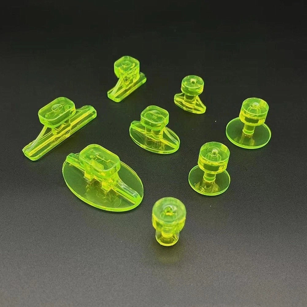 8X Thickened Yellow Pull Tabs for Auto Dent Repair on Painted Surfaces