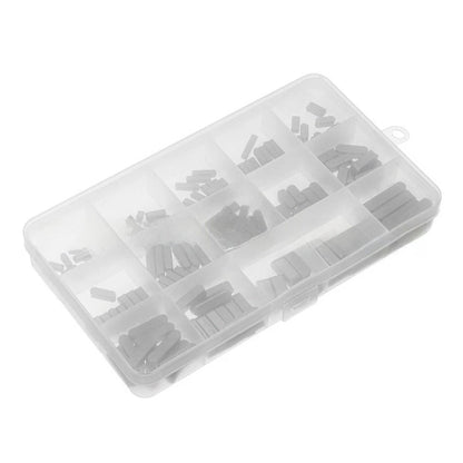 175Pcs Parallel Drive Shaft Key Set Carbon Steel Assortment for Engineering Use