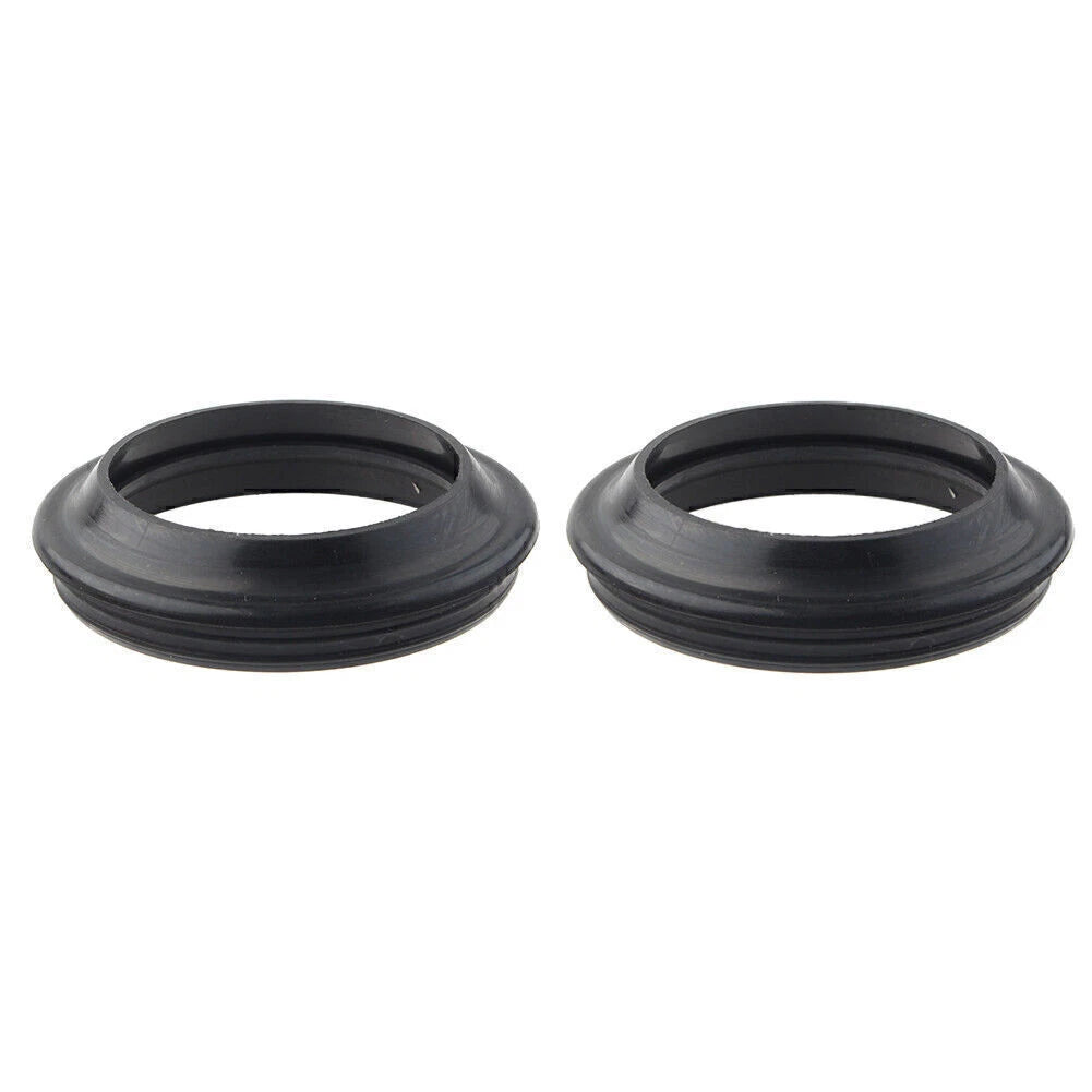 2PCS 39X52MM Motorcycle Front Fork Damper Shock Absorber Black Dust Seals