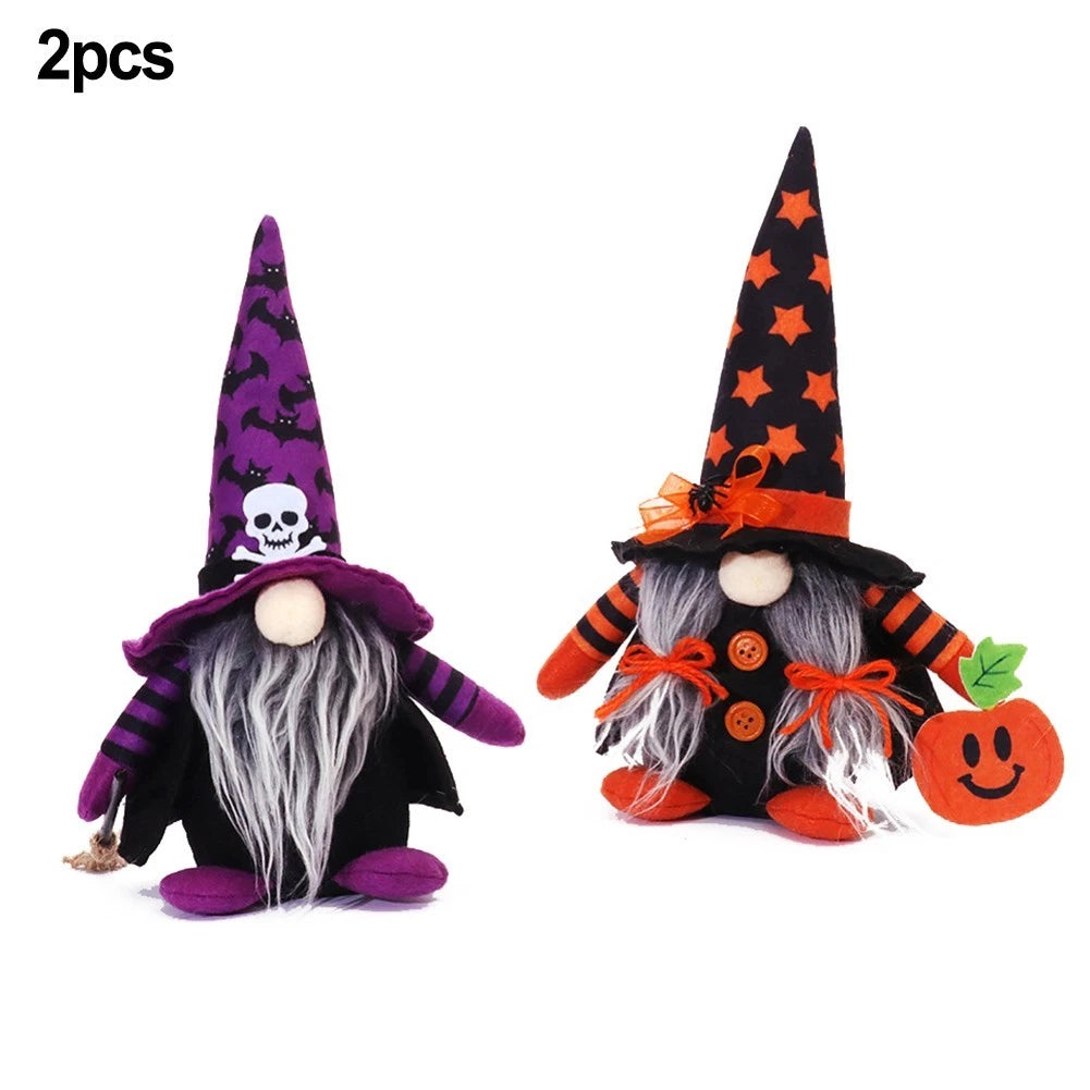 2X Gnome Decorations for Halloween Theme Home Decor (2023)