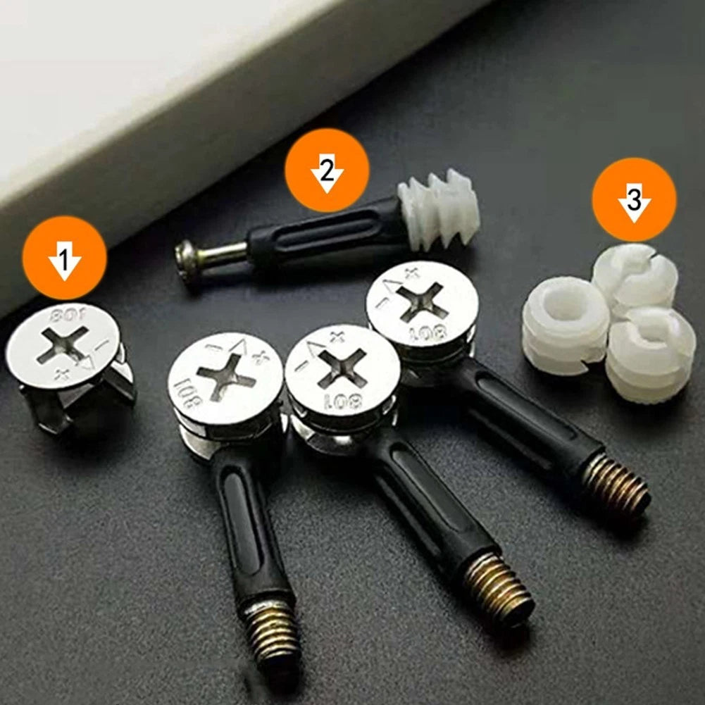 20PCS Eccentric Wheel Nut Connector for Furniture
